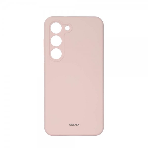 Onsala Samsung Galaxy S23 Silikonikuori Chalk Pink