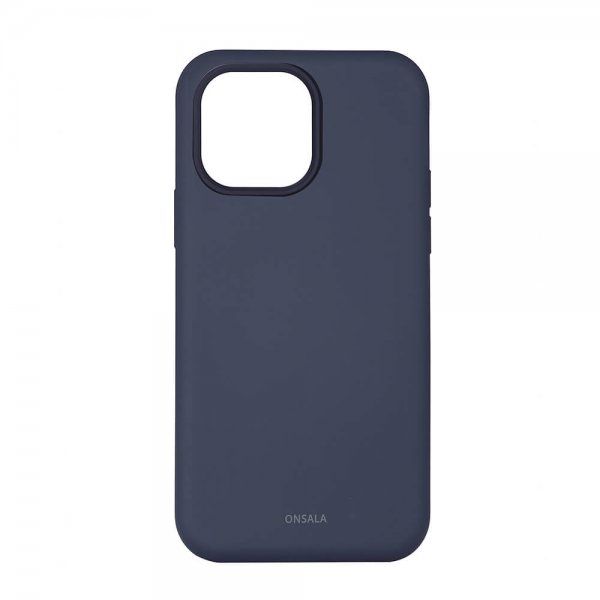 Onsala iPhone 14 Pro Max Silikonikuori Dark Blue