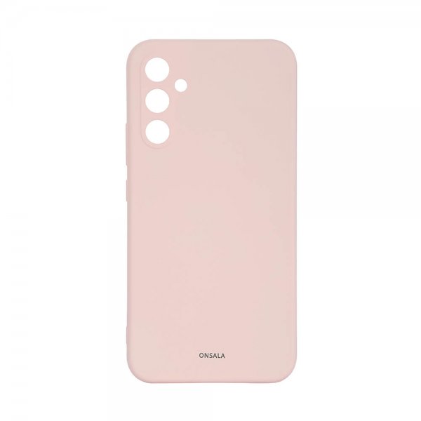 Onsala Samsung Galaxy A34 5G Kuori Silikoni Chalk Pink