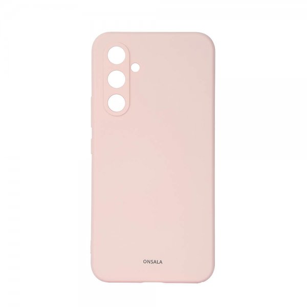 Onsala Samsung Galaxy A54 5G Kuori Silikoni Chalk Pink