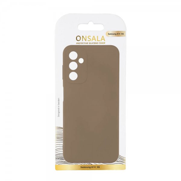 Onsala Samsung Galaxy A14 Suojakuori Silikoni Summer Sand