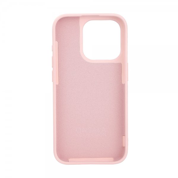 Onsala iPhone 15 Pro -silikonikuori MagSeries Chalk Pink