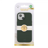 Onsala iPhone 15 Kuori Silikoni Touch MagSeries Oliivinvihreä