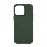 Onsala iPhone 15 Pro Max -silikonikuori, MagSeries, oliivinvihreä