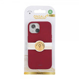 Onsala iPhone 15 Kuori Silikoni Touch MagSeries Deep Red