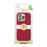 Onsala iPhone 15 Pro -silikonikuori, Touch MagSeries, tummanpunainen