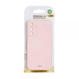 Onsala Samsung Galaxy A15 Kuoret Silikoni Chalk Pink