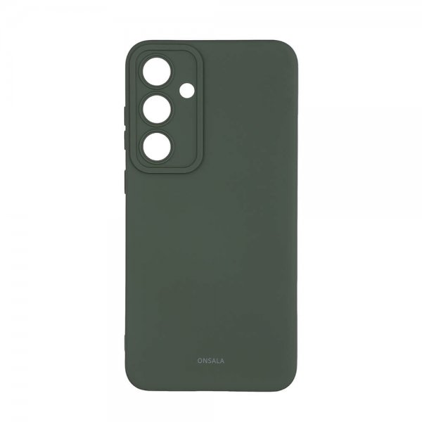 Onsala Samsung Galaxy S24 Plus Silikonikuori Oliivinvihreä