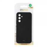 Onsala Samsung Galaxy A55 Kuori Silikonituntuma Musta