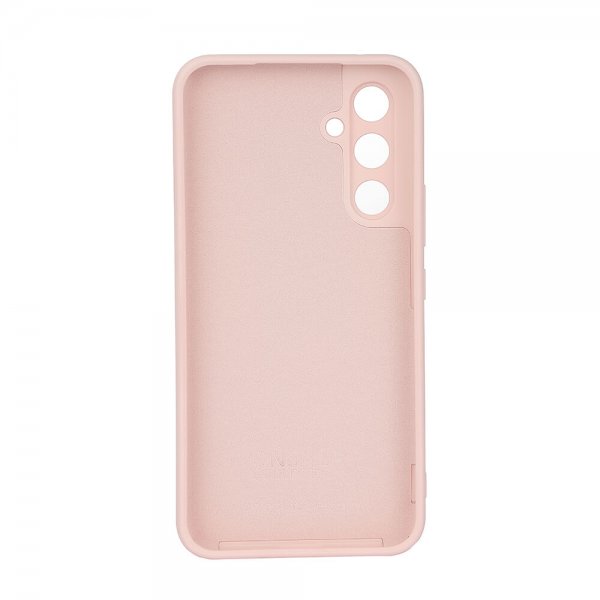 Onsala Samsung Galaxy A55 Kuori Silikonituntuma Chalk Pink