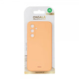 Onsala Samsung Galaxy A55 -silikonikuori, aprikoosi
