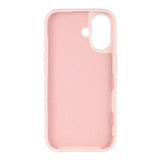 Onsala iPhone 16 -suojakuori, silikonituntuma, Chalk Pink