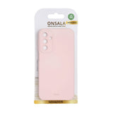 Onsala Samsung Galaxy A16 Kuori Silikonituntuma Chalk Pink