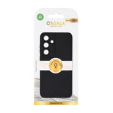 Onsala Samsung Galaxy S25 Plus Silikonisuojakuori Musta