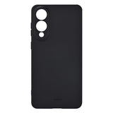 Onsala Samsung Galaxy S25 Edge Kuori Silikonituntuma Musta