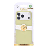 Onsala iPhone 17 Pro Max Kuori Silikonituntuma Lime