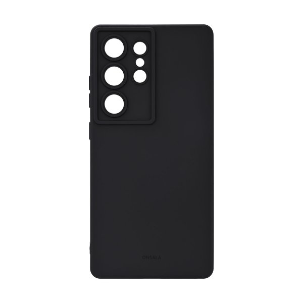 Onsala Samsung Galaxy S26 Ultra Kuori Silikonituntu Musta