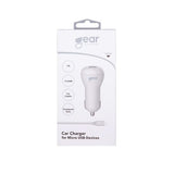 Gear Autolaturi 1xUSB 1A Micro-USB Kaapeli 1m Valkoinen