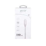 Gear USB-A–USB-C-latauskaapeli, 3 m, valkoinen