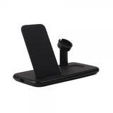 Gear Langaton Kolmois-QI-laturi Puhelimelle/Kellolle/AirPodseille 20W Musta