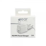 Gear Laturi 1xUSB-C PD/PPS 25W Valkoinen