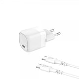 Gear Laturi 1xUSB-C PD/PPS 25W Kaapeli USB-C-USB-C 1m