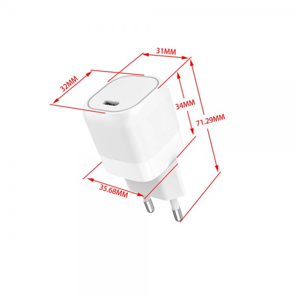 Gear Laturi 1xUSB-C PD/PPS 25W Kaapeli USB-C-USB-C 1m