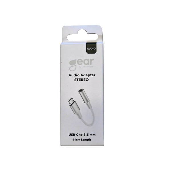 Gear Adapter Stereo Audio USB-C 3,5 mm