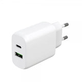 Gear Laturi PD/PPS Travel Charger 30W + QC 18W Valkoinen