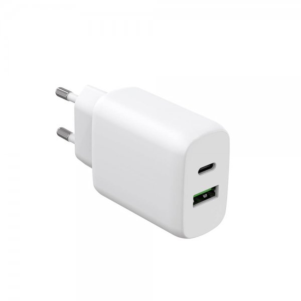 Gear Laturi PD/PPS Travel Charger 30W + QC 18W Valkoinen