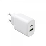 Gear Laturi PD/PPS Travel Charger 30W + QC 18W Valkoinen