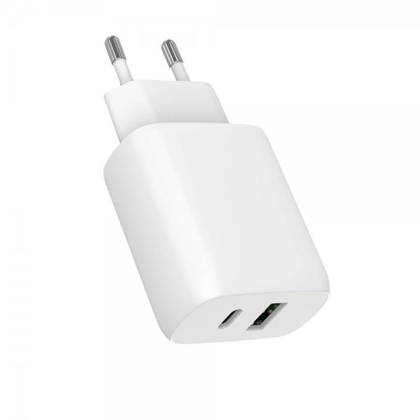 Gear Laturi PD/PPS Travel Charger 30W + QC 18W Valkoinen