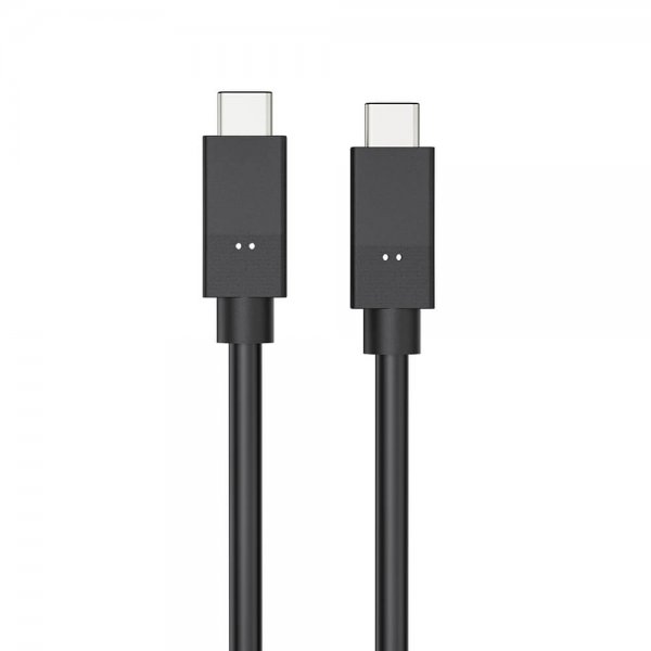 Gear USB-C–USB-C 3.1 100 W -kaapeli 1,5 m musta