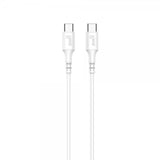 Gear Kaapeli USB-C–USB-C 0,5m Valkoinen