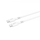 Gear Kaapeli USB-C–USB-C 0,5m Valkoinen