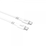 Gear Kaapeli USB-C–USB-C 0,5m Valkoinen