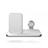 Zens 4-in-1 Stand+Watch langaton laturi alumiini, valkoinen