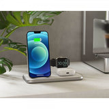 Zens 4-in-1 Stand+Watch langaton laturi alumiini, valkoinen
