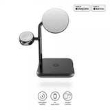 Zens 4-in-1 MagSafe/Watch langaton latausasema, musta