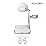 Zens 4-in-1 MagSafe/Watch langaton latausasema, valkoinen