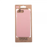 Onsala iPhone 6/6S Plus/iPhone 7 Plus/iPhone 8 Plus Kuori Aitoa Nahkaa Ruusu