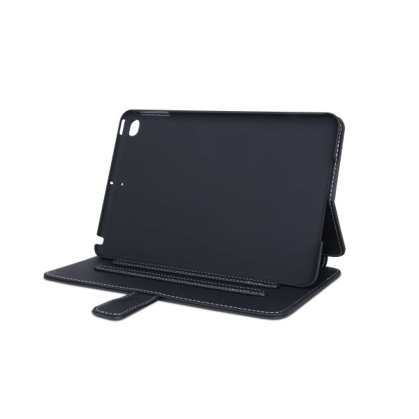 Onsala iPad Mini 2019 (5. sukupolvi) Kotelo, aitoa nahkaa, musta