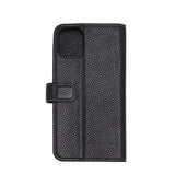 Onsala iPhone 11 -kotelo, aitoa nahkaa, musta