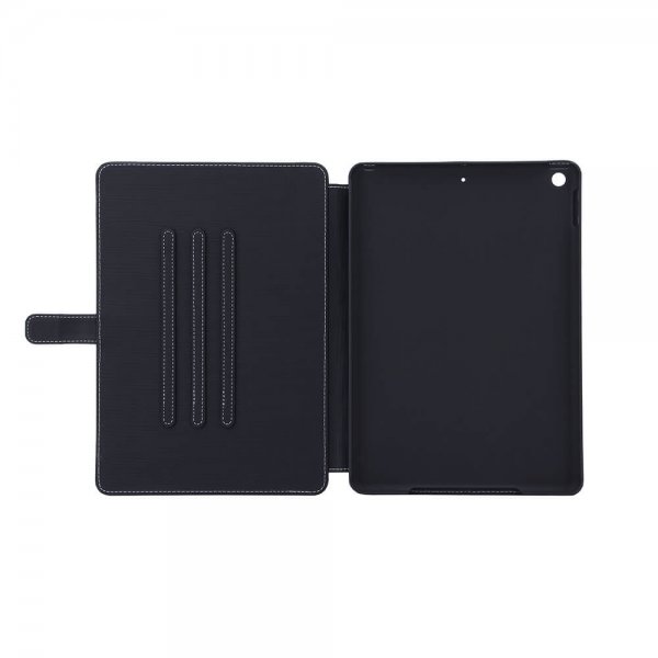 Onsala iPad 10.2 (sukupolvi 7/8/9) Kotelo Aitoa Nahkaa Musta