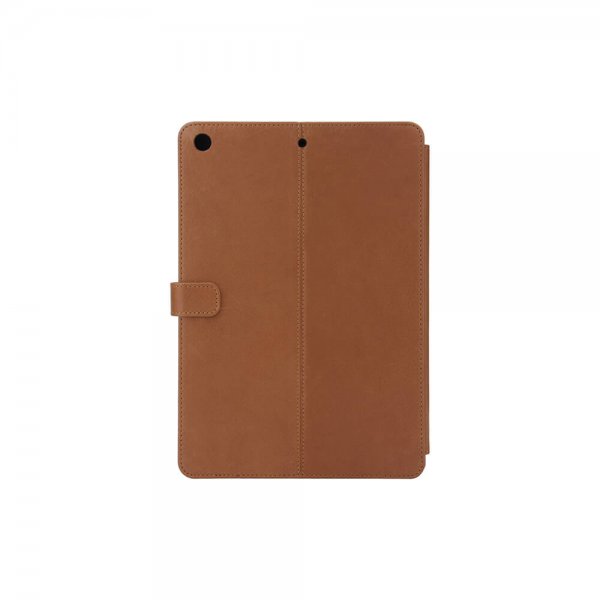 Onsala iPad 10.2 (gen 7/8/9) Kotelo, aitoa nahkaa, ruskea