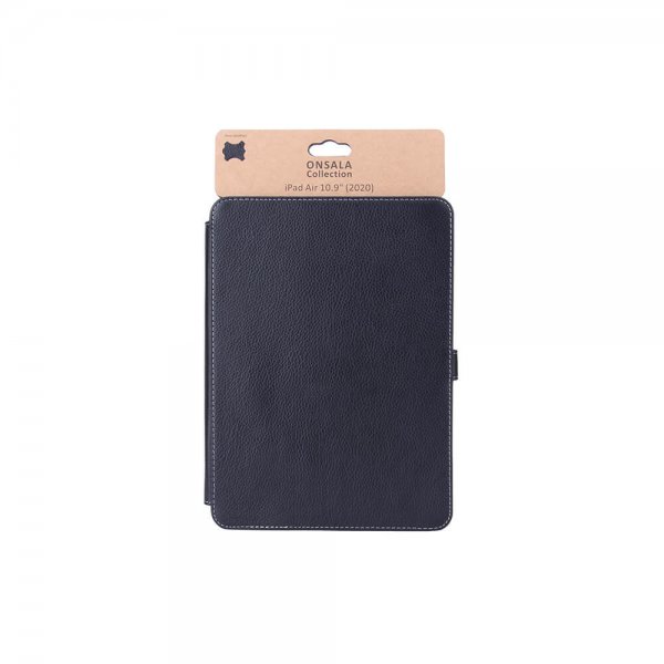 Onsala iPad Air 10.9 (sukupolvi 4/5) Suojakotelo Aito Nahka Musta