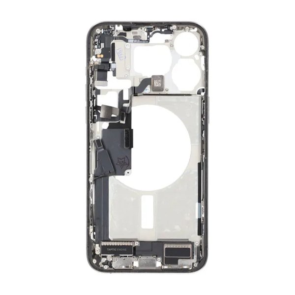 Keskirunko pikkutarvikkeineen iPhone 15 Pro Max - Luonnollinen Titaani OEM