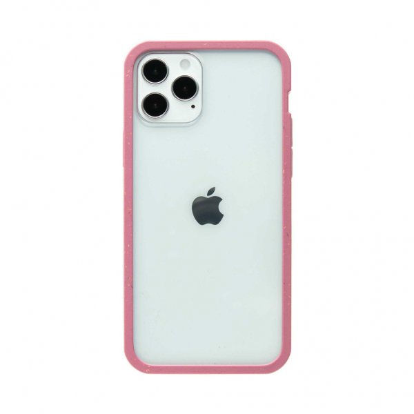Pela iPhone 12/iPhone 12 Pro -kuori ympäristöystävällinen läpinäkyvä Cassis