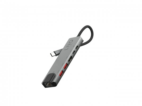 LINQ by Elements 6-in-1 Pro USB-C -moniporttihubi