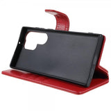 Nordic Covers Samsung Galaxy S22 Ultra Suojakotelo Essential Leather Poppy Red